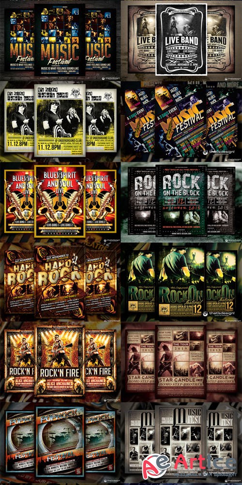 16 Concert Flyer Templates - CM 139806