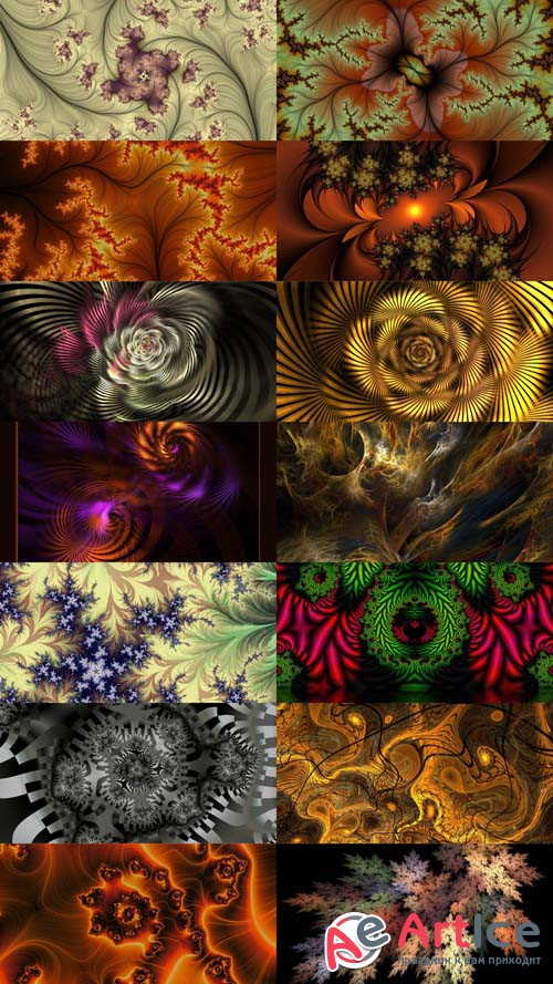 Fractal Backgrounds JPG Files