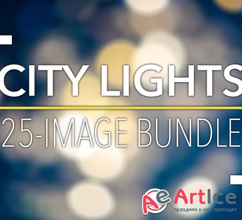 City Lights Bokeh Bundle - CreativeMarket  84638