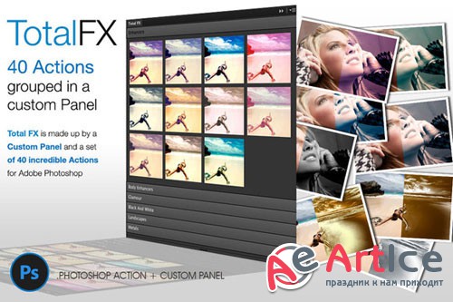 Total FX - 40 Photographic Actions - Creativemarket 93333