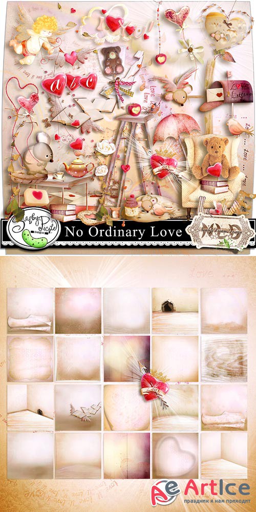 Scrap - No Ordinary Love JPG and PNG