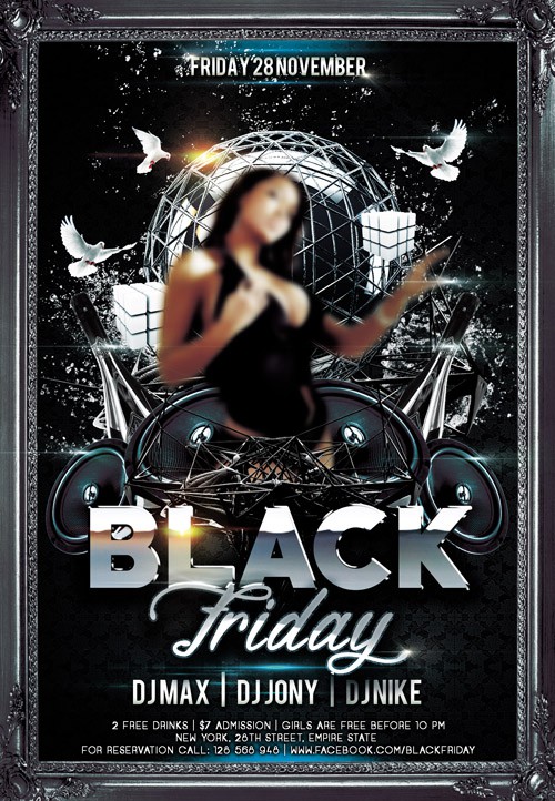 Flyer PSD Template - Black Friday 3