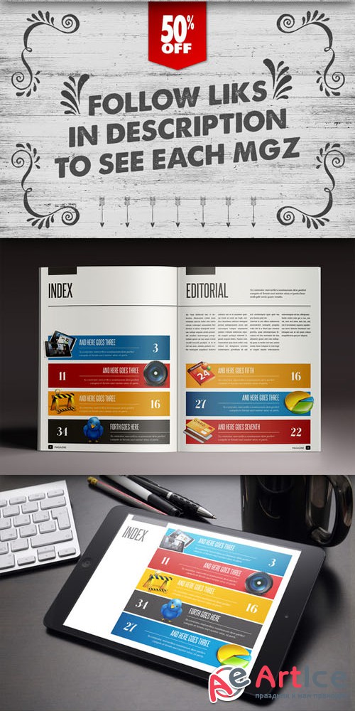 Design Magazine 2 Bundle - Creativemarket 156441