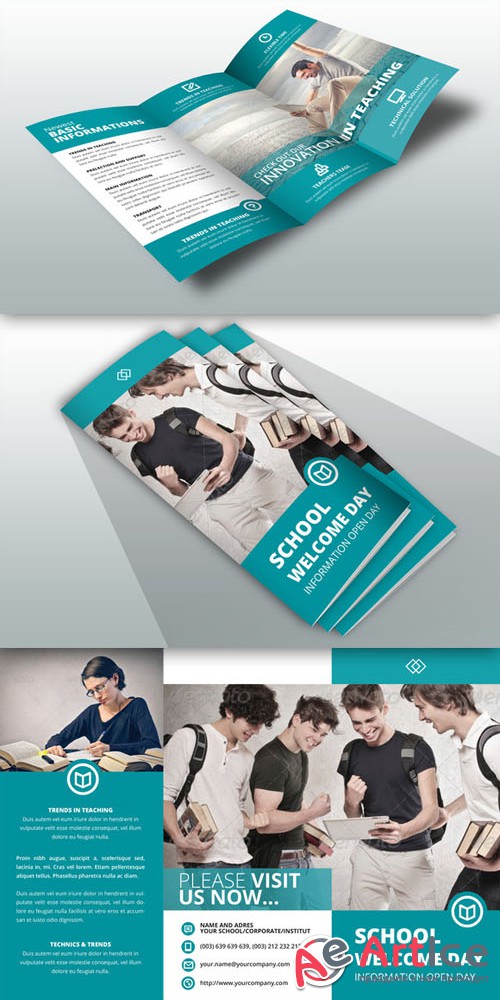 Indesign Brochure Template School - CM 27983