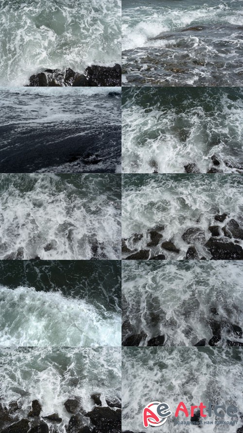 Textures Surging Waves JPG Set 1