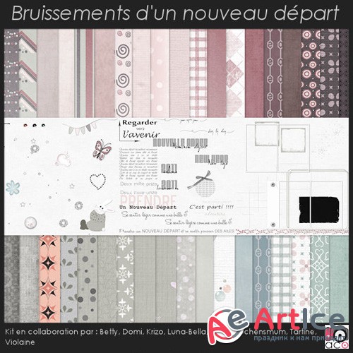 Scrap - Bruissements d`un nouveau depart JPG and PNG