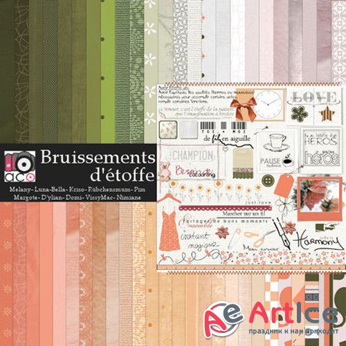 Scrap - Bruissements d`etoffe PNG and JPG