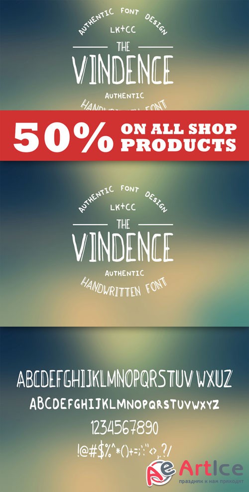 Vindence Handwritten Font - Creativemarket 66059