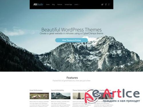 Altitude WordPress Theme - CM 105805