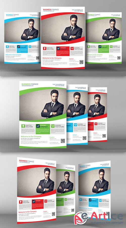 Corporate Business Flyer Template - CM 95636