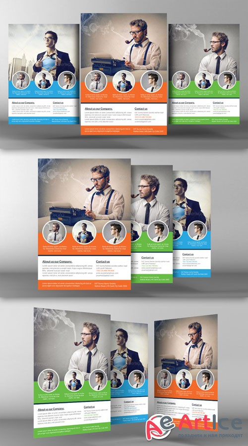 Corporate Flyer Template - CM 96448