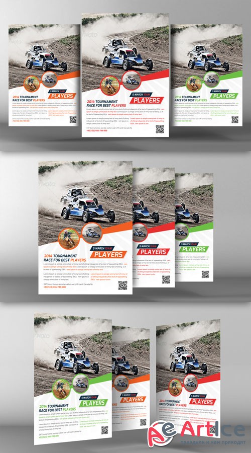 Racing School Flyer Template - CM 94095