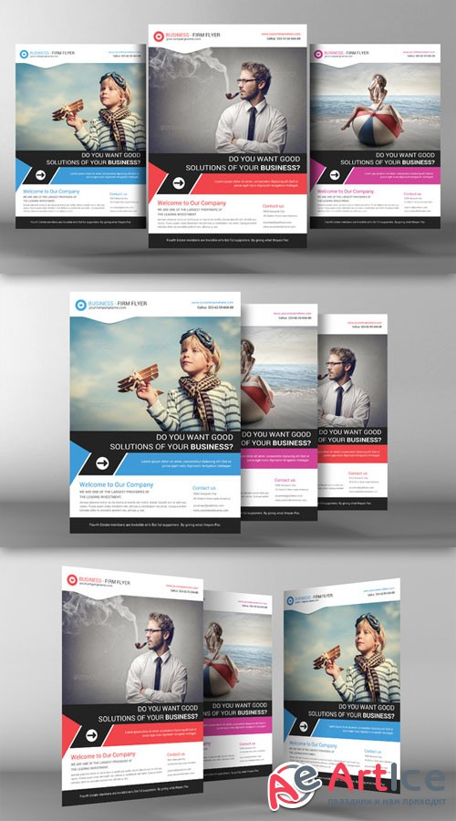 Corporate Business Flyer Template - CM 96395