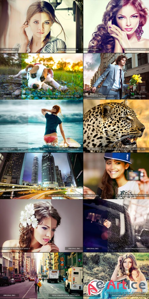 165 Premium Photoshop Actions - CM 15150