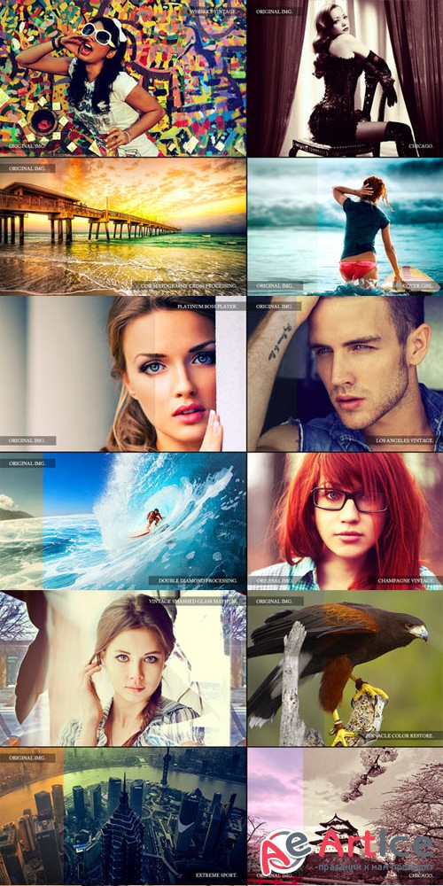 237 Premium Photoshop Actions - CM 44562