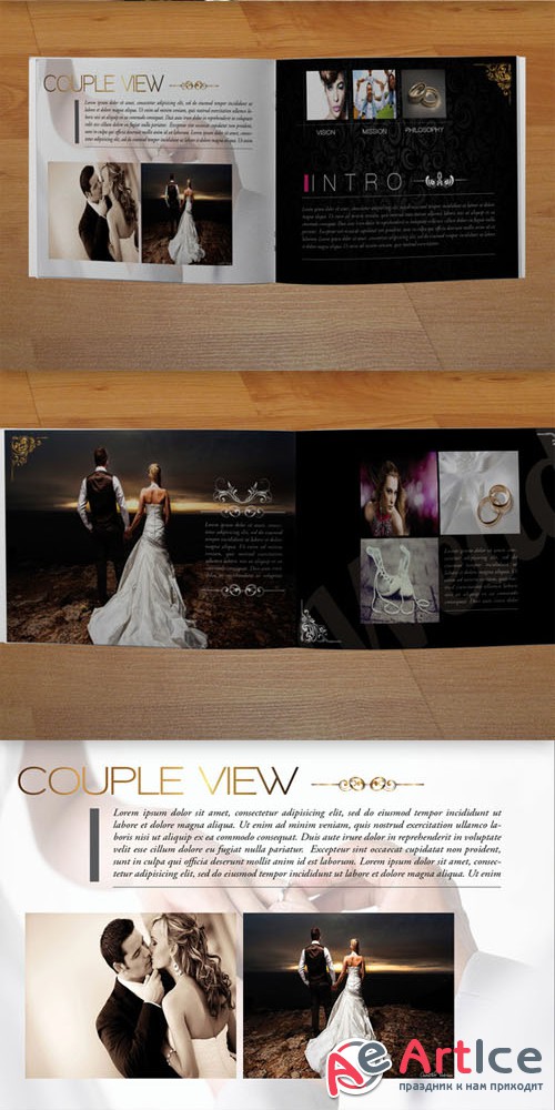 Wedding - A5 Modern Photo Album - CM 43237