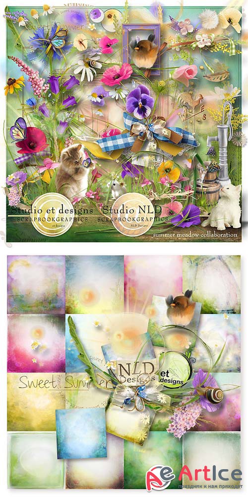 Scrap - Summer Meadow PNG and JPG