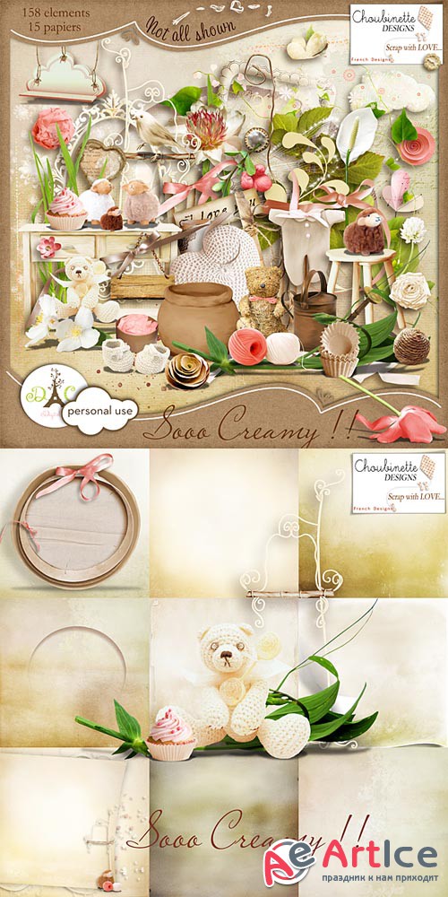 Scrap - Sooo Creamy! PNG and JPG