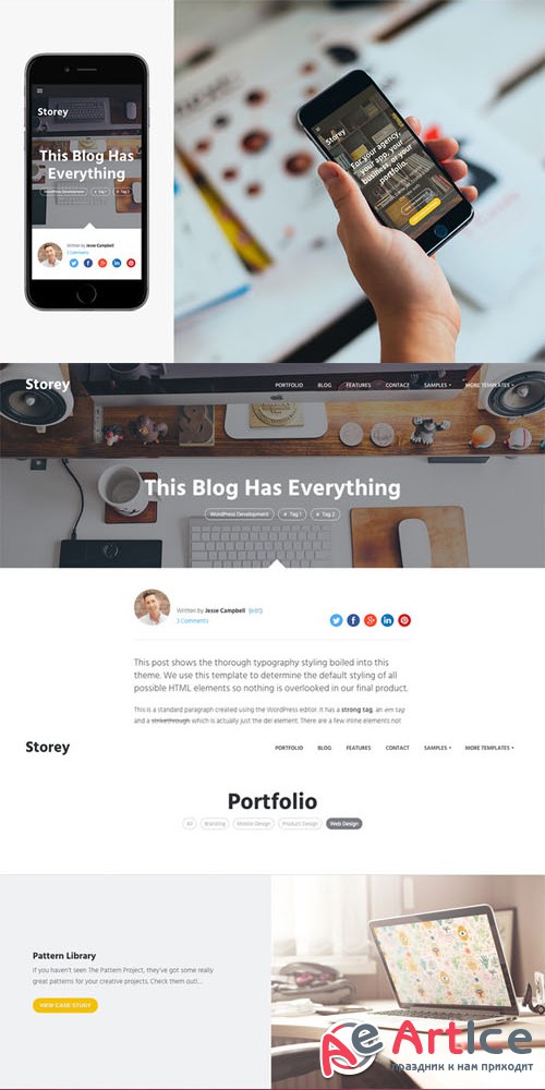 Themeforest - Storey: A Super Flexible Professional WordPress Theme