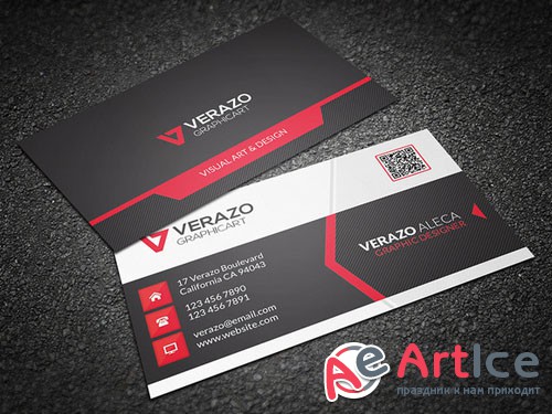 Modern Corporate Business Card - CM 214255