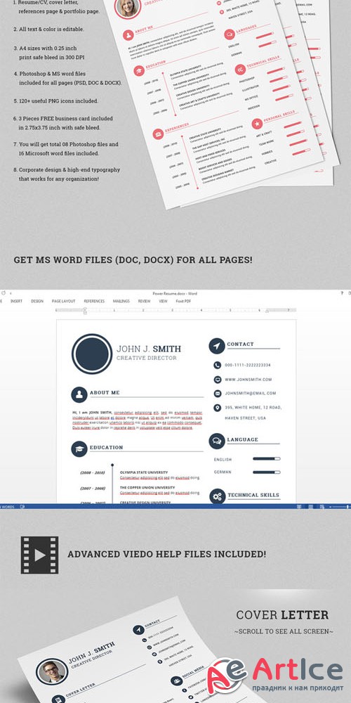 The Power Resume/CV Set V 2.0 - CM 139288