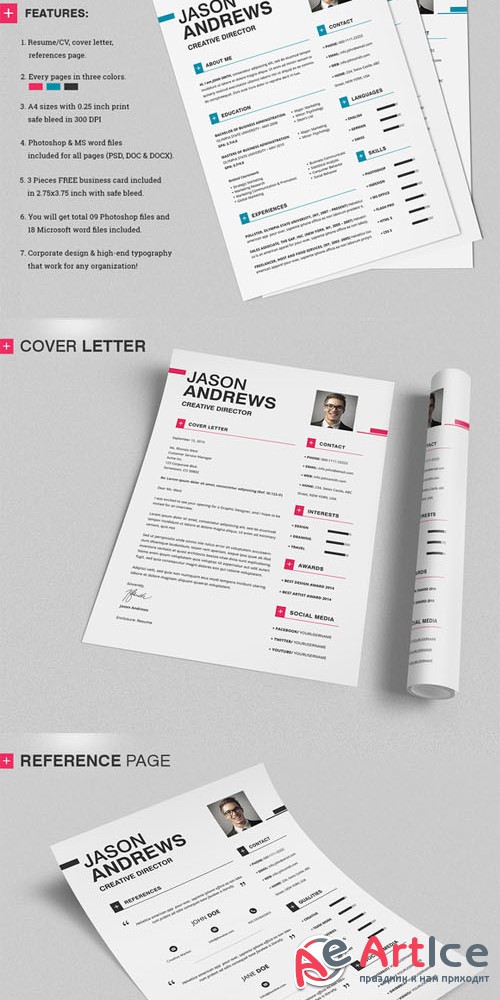 Swiss Resume CV - CM 137780