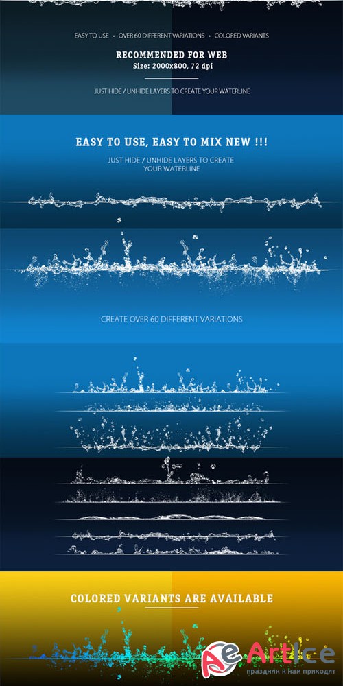 Water Lines [Dividrs Generator] - Creativemarket 82837