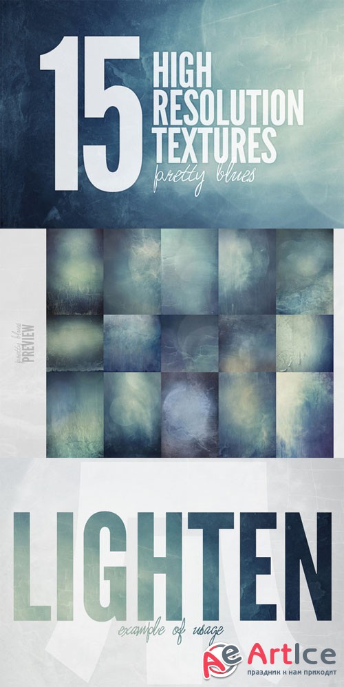 Pretty Blues - Creativemarket 136149