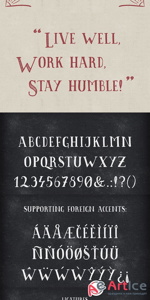 Livewell Typeface - CM 157537