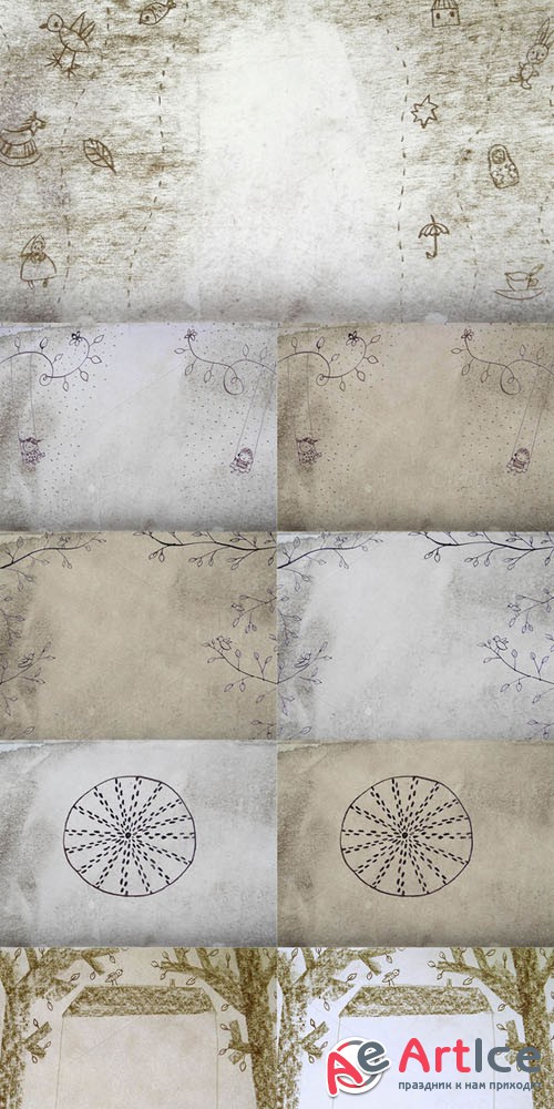 6 Raw Natural Backgrounds - Creativemarket 202451