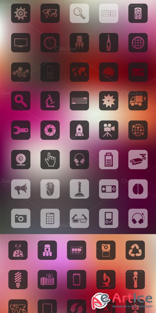 99 Technology Icons - Creativemarket 202423