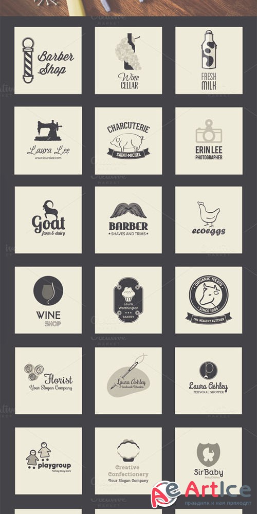 24 Professional Logos Templates - Creativemarket 161376