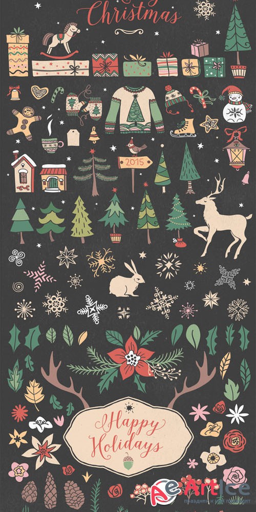 Christmas collection - Creativemarket 125197