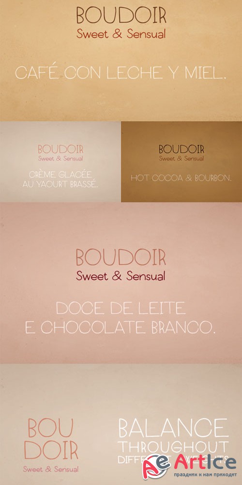 Boudoir Font Family - Creativemarket 14093