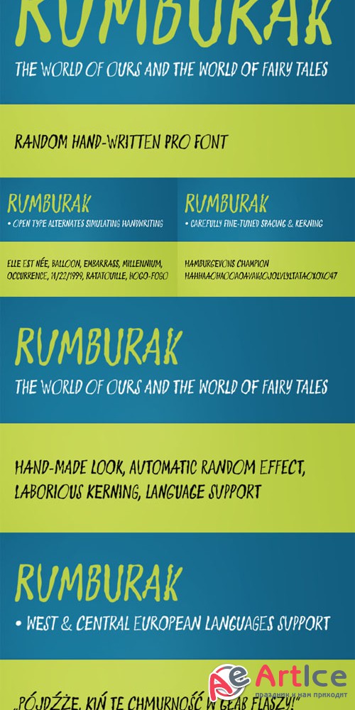 Rumburak Font - Creativemarket 13365