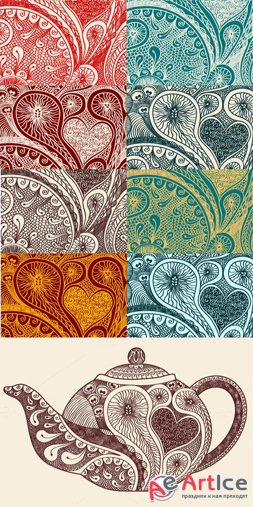 Ornamental Decorative Elements Set - Creativemarket 187995