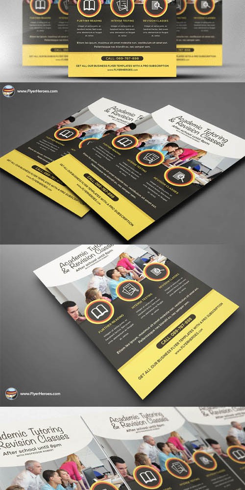 Academic Studies Flyer Template PSD