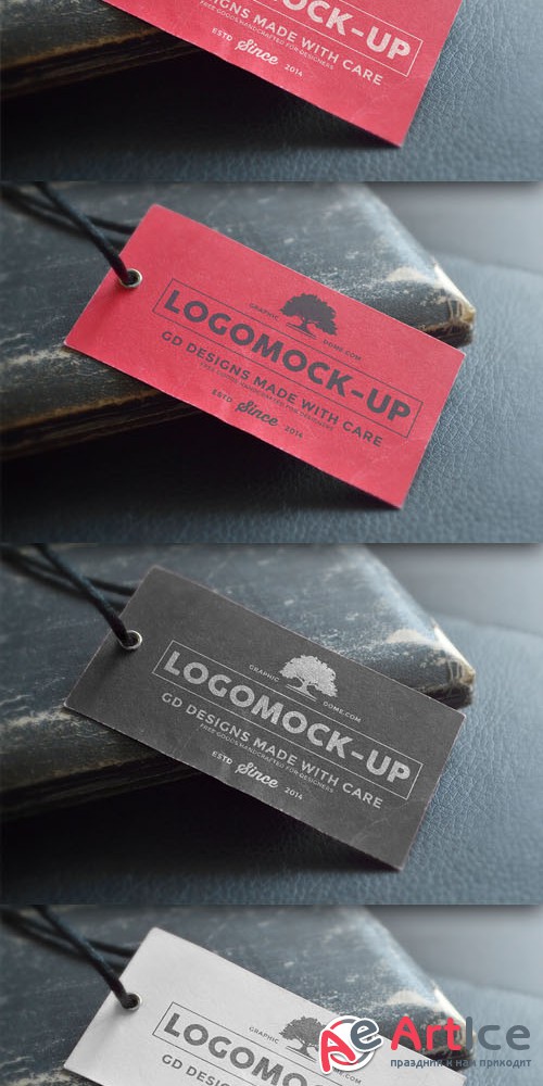 Logo Label PSD Mock-Up Template