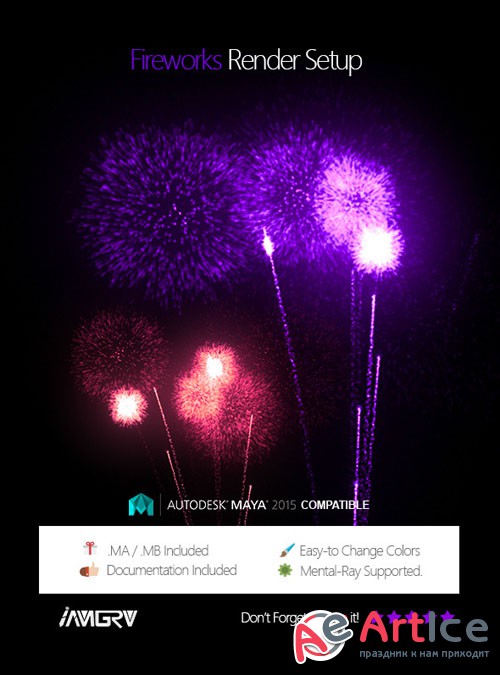 Fireworks - Render Setup - 3Docean 8714266