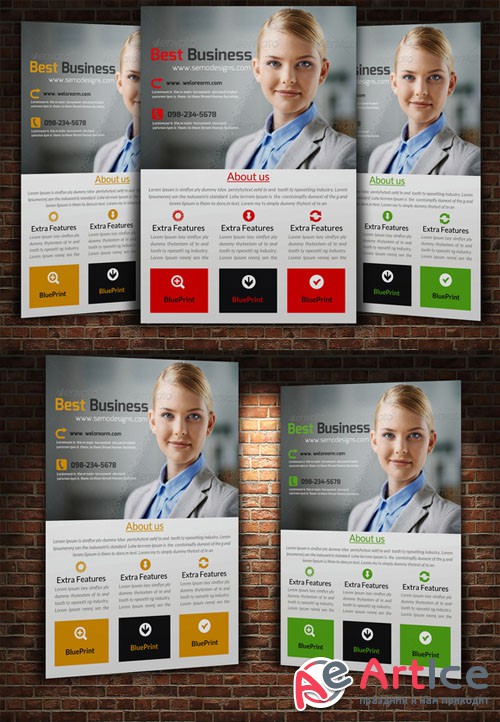 Creativemarket Creative Business Flyer Template 225059