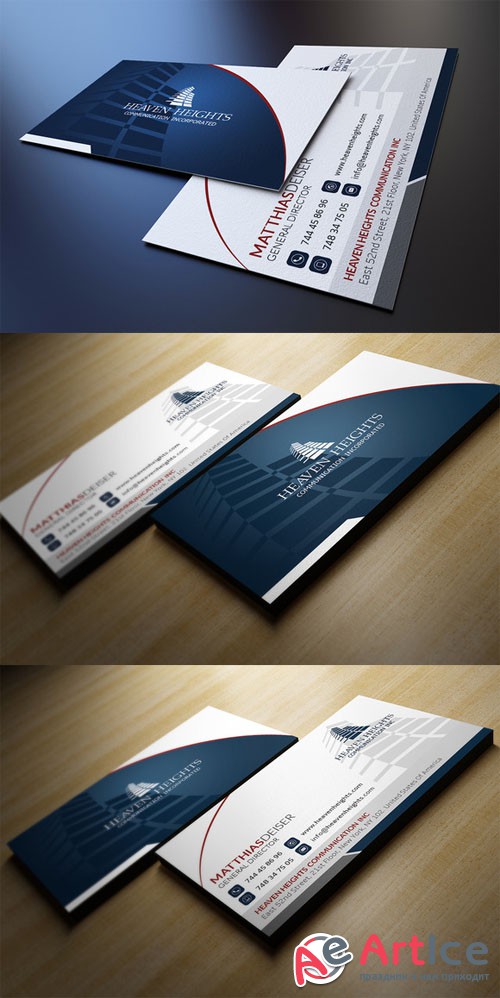 Creativemarket Corporate Business Card 82568