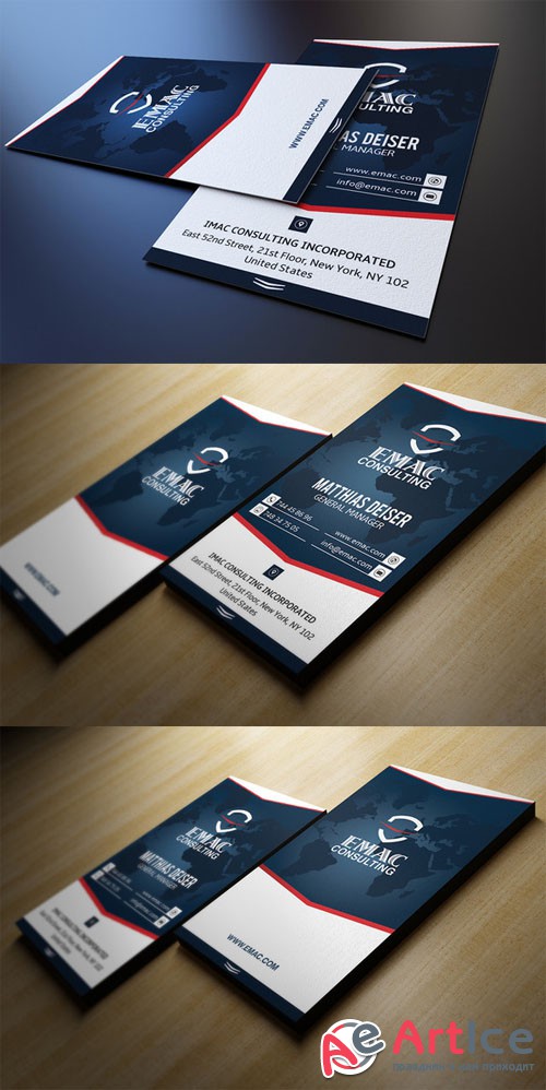 Creativemarket Clean Business Card 93083