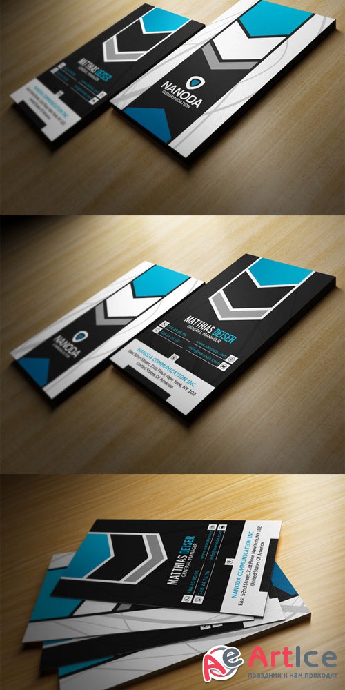 Creativemarket Modern Business Card 198116