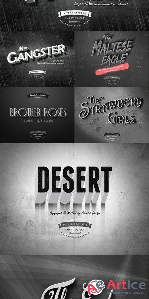 Old Movie Titles - Creativemarket 121541