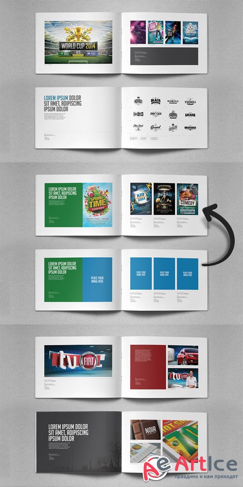 Portfolio Brochure Vol.01 - Creativemarket 27241