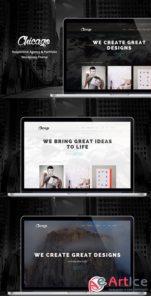 Chicago v1.0 - Agency&Portfolio - Creativemarket 128754