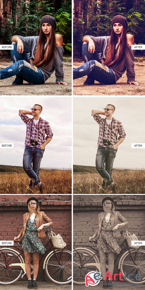 Creativemarket Hipster Lightroom Presets 147358