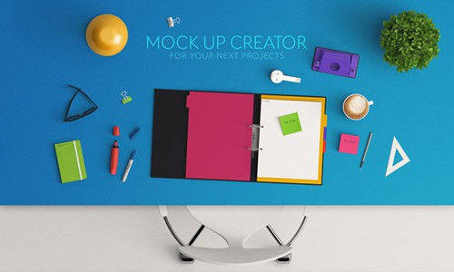 PSD Scene - Mockup Header 61