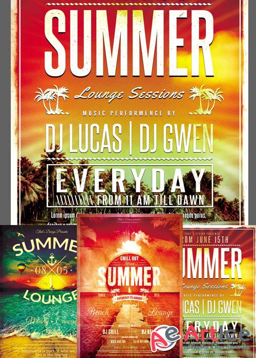 Summer Flyer Templates part 1