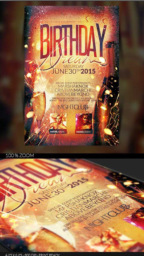 Flyer Template - Birthday Celebration